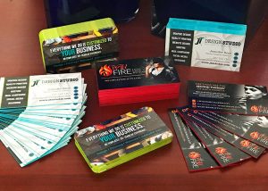 Painted Edge Business Card Printing and Design services DFW